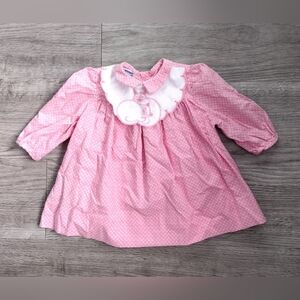 Vintage Polly Flinders Dress cat collar 9 months